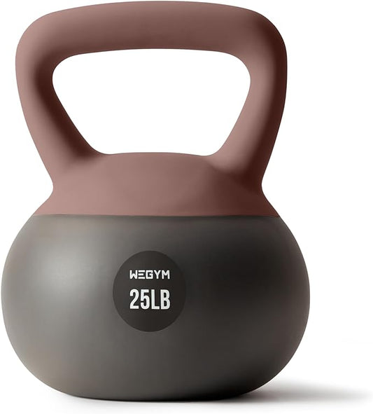 Soft Kettlebells with Cushioned Impact-Resistant Base and Anti-Slip
