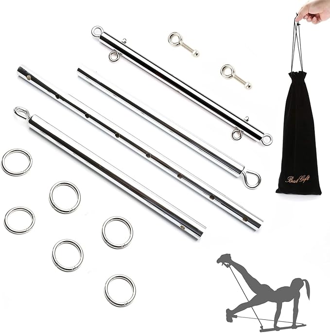 Sovyime 2pcs Silver Portable Restore Spreader Bar 4pcs Fur