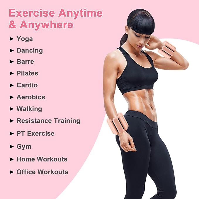 Wrist Weights for women 2 (1Lb (1Lb Each)