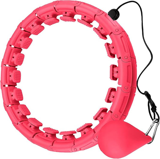 Smart Weighted Hula Hoop for Adults Weight Loss 24 Knots,