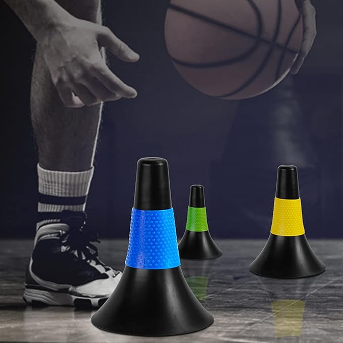 ZEAYEA 8 Pcs Agility Training Sport Cone 9 Inches