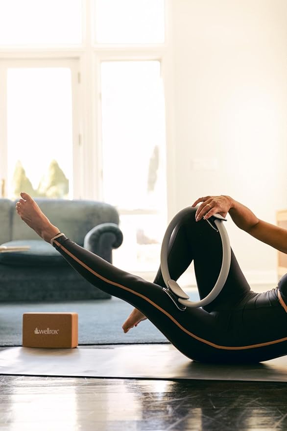 Pilates Ring and Carrying Bag- Lightweight Magic Circle (15 inches)