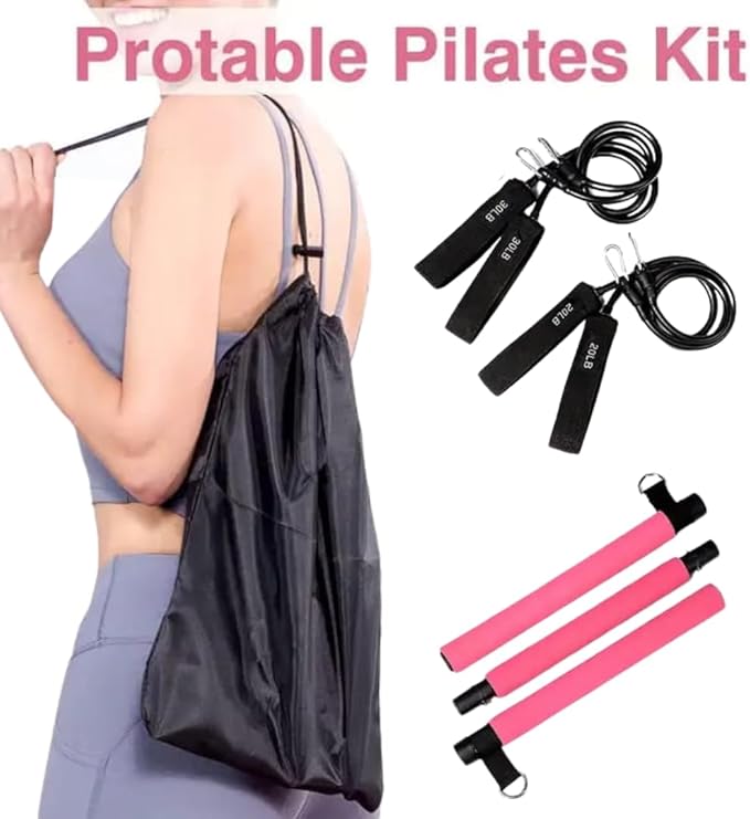 Joy's Life Pilates Bar Kit Workout Equipment for Legs