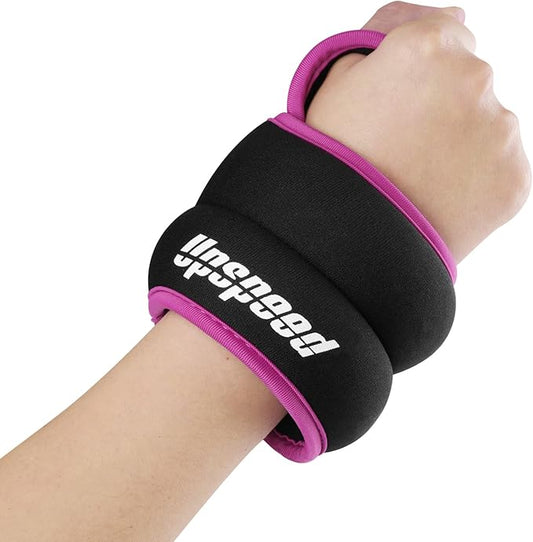 Wrist Weights with Thumb Loops Lock for Women Men, Set of 2, 0.5lb 1lb 2lbs Each, Arm Ankle Weights Set for Walking Running Aerobic Weightlifting Gymnastic Aerobic Jogging Training Cardio