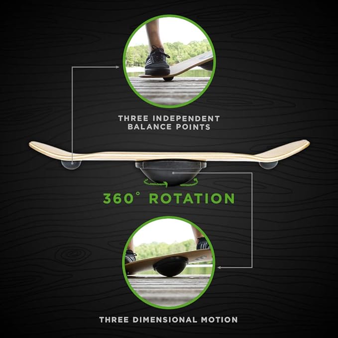 Spinning Wooden Balance Board & Agility Training Equipment