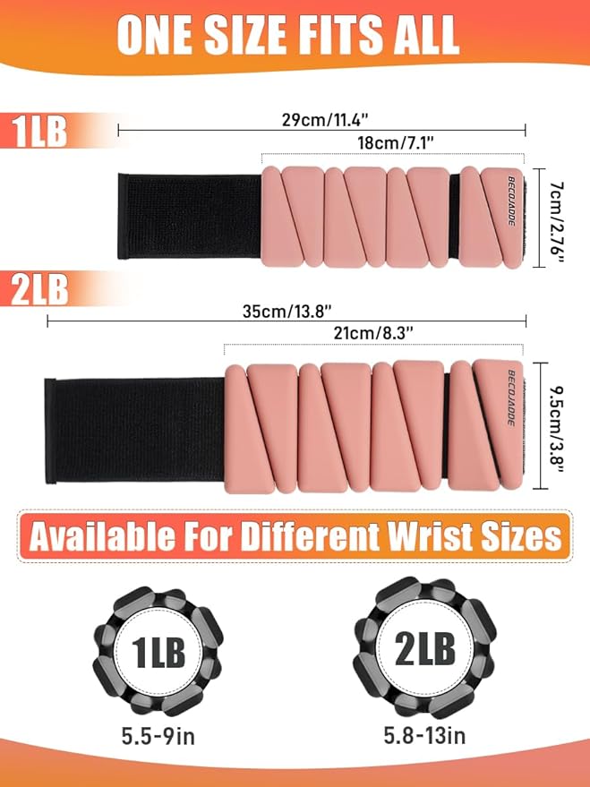 Wrist Ankle Weights Adjustable Training Intensity for Strength 2