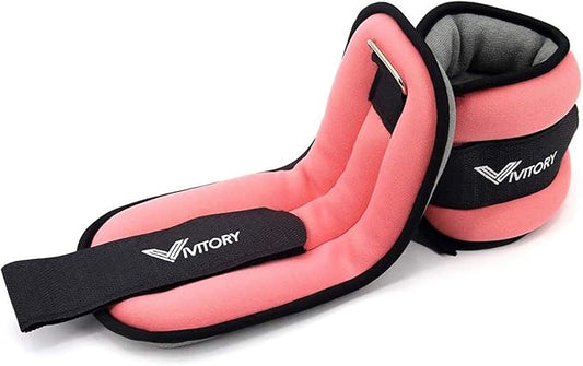 Vivitory Ankle Weights for Women & Men 2.2 to 6.6 Lbs