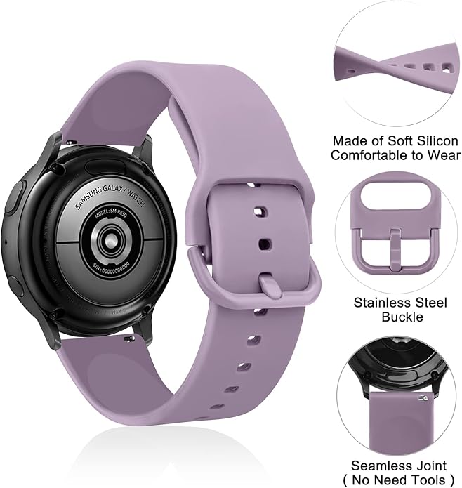 AK Band for Amazfit GTS 4 / GTS 4 Mini / GTS 3 / GTS 2 / GTS 2e / GTS 2 mini / GTS / GTR mini Bands, 20mm Soft Replacement Sport Strap for Amazfit Bip 3 / Bip 3 Pro / Bip U Pro / Bip / Bip Lite / Bip S / Bip S lite / Bip U Smart Watch Women Men
