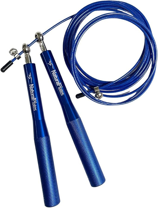 Natural Pilates Adjustable Jump Rope for Cardio workouts | Ideal for Aerobic Cardio Exercise | Speed Skipping Rope | JumpIig rope for Home Exercise & Slim Body| Speed Jump Rope for Workout