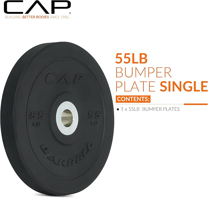CAP Barbell Rubber Olympic Bumper Plate