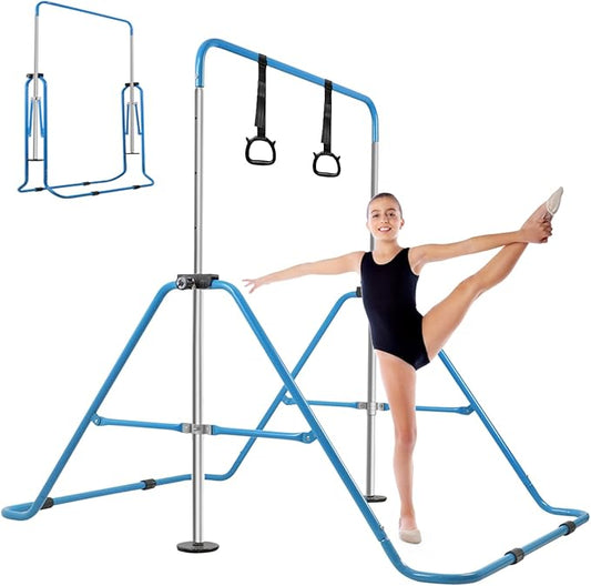 Gymnastics Bar for Home Expandable Adjustable Height Gymnastic