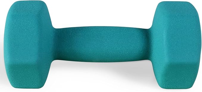 Neoprene Dumbbell Hand Weights, Anti-Slip, Anti-roll, Hex Shape Colorful, Pair or Set with Stand