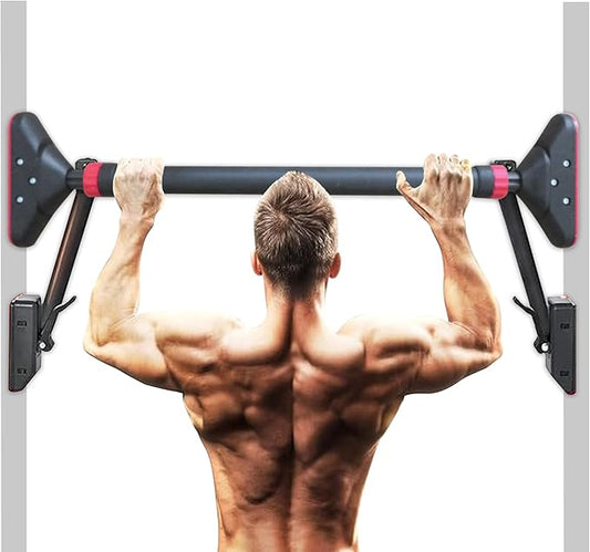 Pull Up Bar for Doorway With Wrist Wrap 28.35" to 36.2" Adjustable 880 lbs