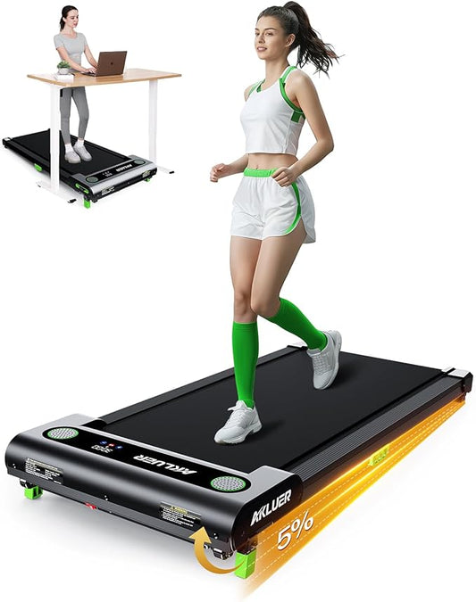 Walking Pad with Incline, Incline Treadmills for Home, 2.5 HP Under Desk Treadmill Small with Remote Control, Walking Pad Small Treadmill with LED Display