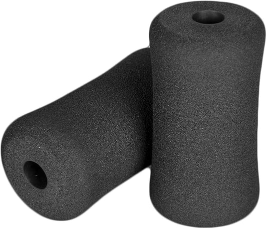 Sponge Foam Foot Pad Roller Pair 1-inch Rod 5.71" X 2.95" Od 0.87" Id)