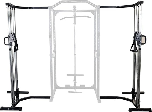 Signature Fitness Multi-Function Adjustable Power Cage with J-Hooks