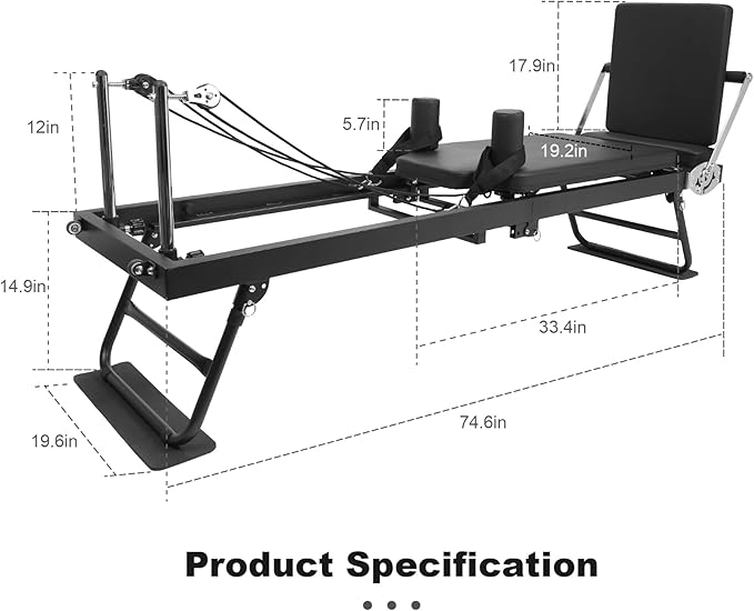 SENDIAN Foldable Pilates Equipment for Home Workouts 5 Color