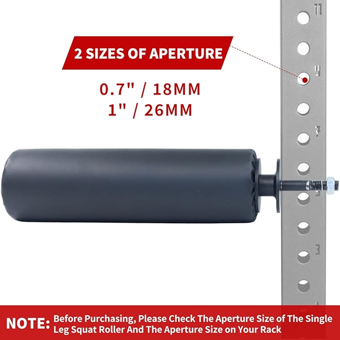 Single Leg Squat Roller for Squat Rack Power