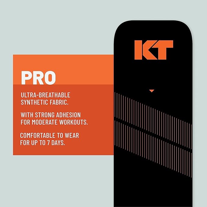 KT Tape, PRO Synthetic Kinesiology Athletic, 125' Uncut Roll, Stealth Beige