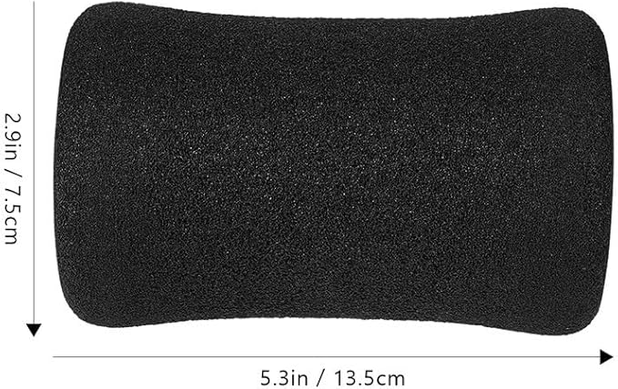 Sponge Foam Foot Pad Roller 2 Pair 1-inch Rod 5.3" X 2.9" ；Od 0.87" Id)
