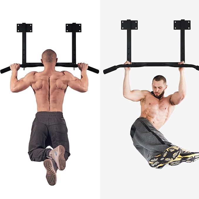 Wall Mounted Pull up Bar Multifunctional Chin up 440 Lbs…