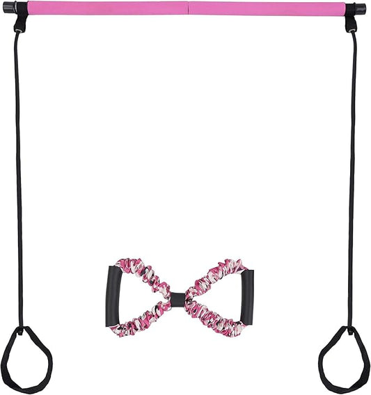Get Out! Pilates Bar Kit with Resistance Band 8 Arm