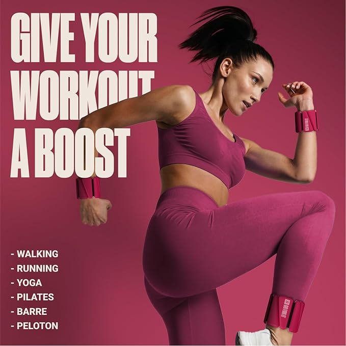 SPORTBIT Wrist & Ankle Weights for Women - 2 (1lb (1lb Each),