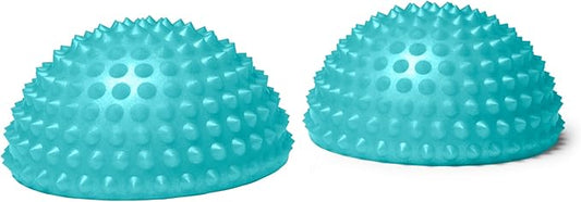 OPTP LO ROX Aligned Life Domes (Pair) - Textured Balance Pods - Stability and Balance Training Equipment - Sensory and Self-Massage Tools - by Lauren Roxburgh
