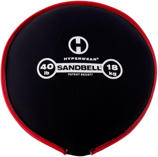 HYPERWEAR SandBell Sandbag Workout Bag Pre-Filled with Clean 2lb -50lb) -50lb)