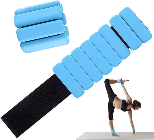 Wearable wrist weights and ankle weights ，1-2 lb.