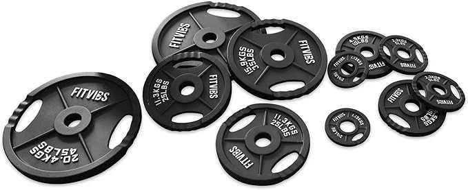 Signature Fitness Olympic Cast Iron Plate for Strength