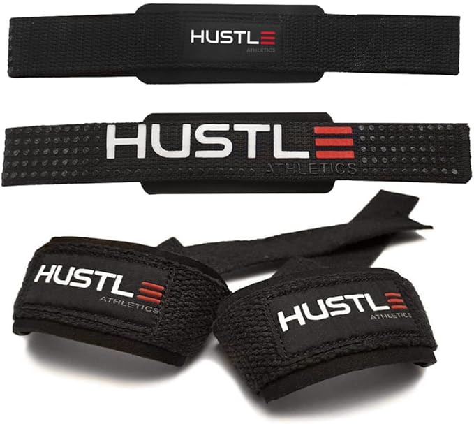 Lifting Straps for Weightlifting & Deadlifts – 21" Wrist Straps with Thick Neoprene Padding – Pro Heavy Duty Gym Wrist Wraps for Powerlifting, Bodybuilding & Strength Training for Men & Women