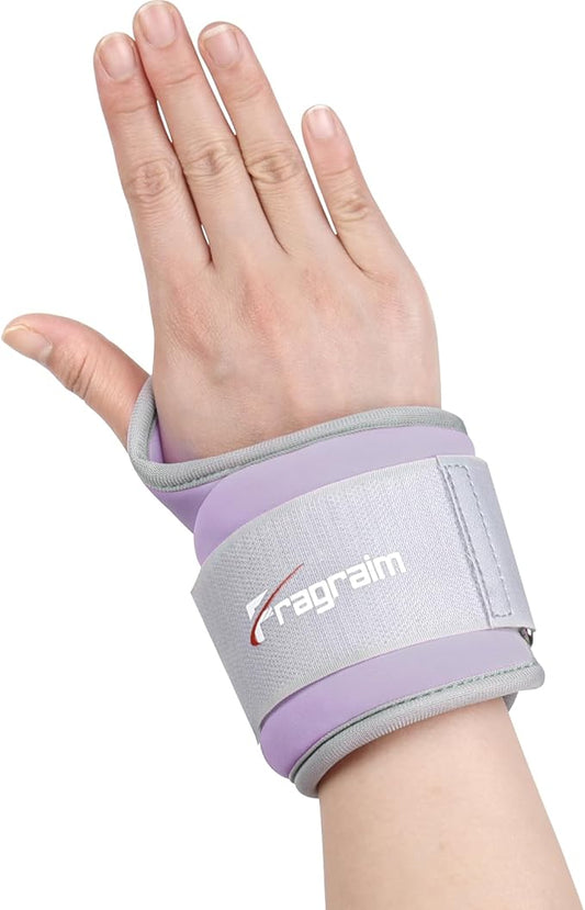 Fragraim Wrist Weights for Women Men with Thumb Loops Lock 1lb*2 1.5lbs*2 2lbs*2 2.5lbs*2 3lbs*2 Wrist and Ankle Weights Sets for Walking Running Strength Training Exercises, Physical Therapy