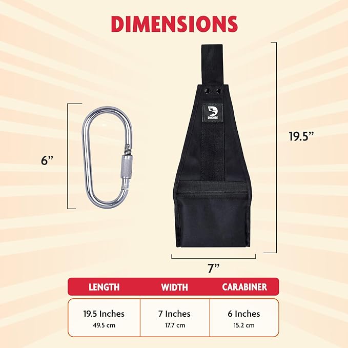 DMoose Fitness Hanging Ab Straps for Pull Up 2 Rust-Resistant