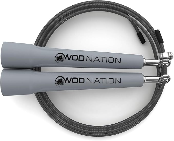 WOD Nation Adjustable Speed Jump Rope For Men