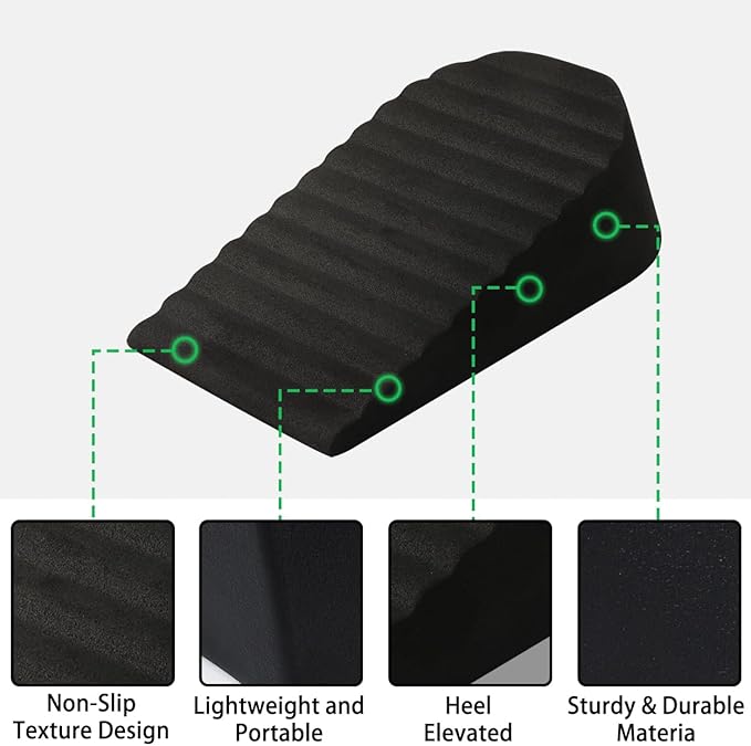 Squat Wedge Block by SEWD - Non-Slip Slant