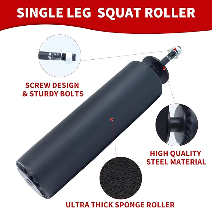 Single Leg Squat Roller for Squat Rack Power