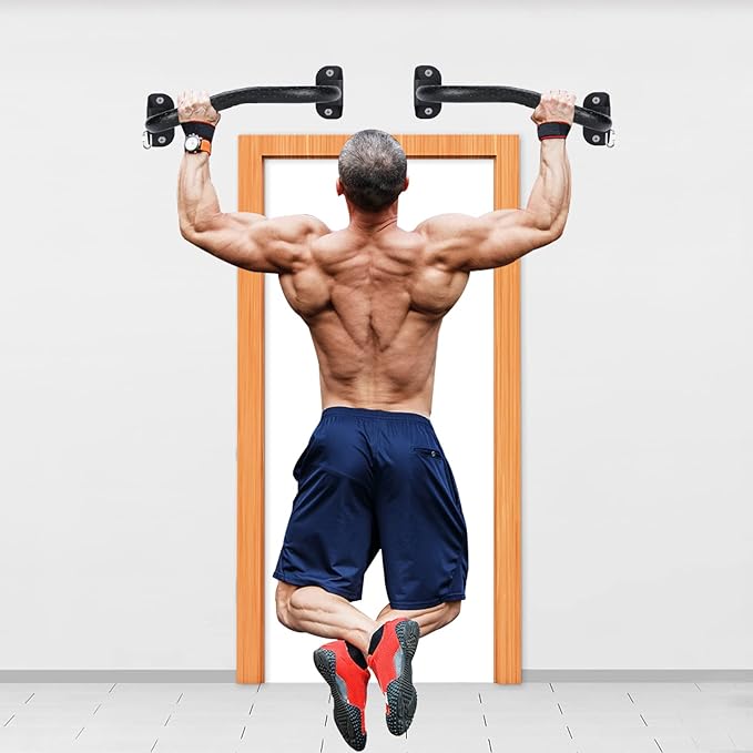 Wall Mounted Pull Up Bar Carbon Seel 800LB