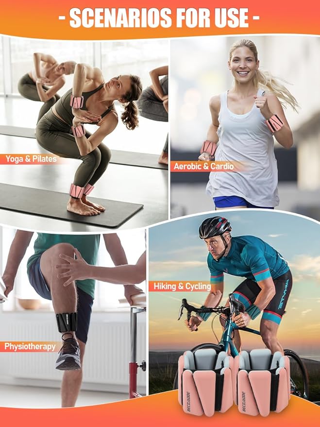 Wrist Ankle Weights Adjustable Training Intensity for Strength 2
