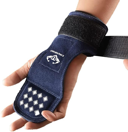 Wrist Straps for Weightlifting for Maximum Grip Support - Lifting Deadlift Strap & Weight Lifting Grips Gloves for Working Out Pull Up Deadlifting & Shrugs