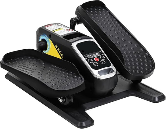 Under Desk Elliptical Elliptical Leg Exercisers for Seniors Quiet Portable Elliptical Machine Exerciser with Remote Control and 12 Adjustable speeds Pedal Exerciser