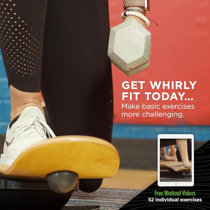 Spinning Wooden Balance Board & Agility Training Equipment