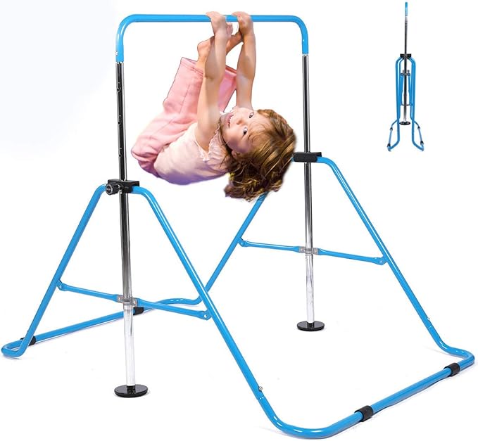 Kids Gymnastics Bar Gymnastic Equipment for Home Adjustable 3-7 Years