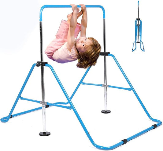 Kids Gymnastics Bar Gymnastic Equipment for Home Adjustable 3-7 Years