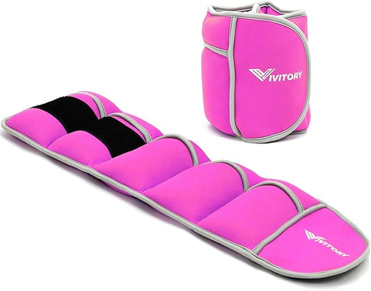 Vivitory Adjustable Ankle Weights for Women & Men 2 to 10 Lbs,