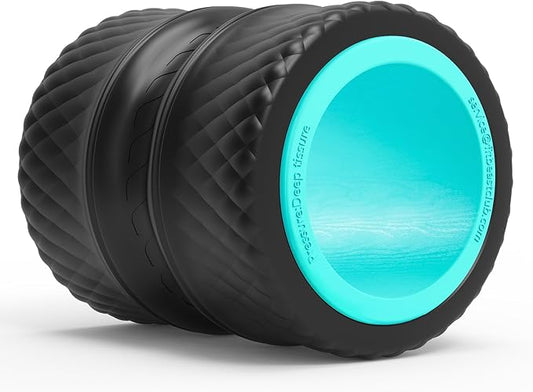 FitBeast Back Roller - Deep Tissue Massage Wheel, Yoga Wheel & Back Stretcher for Pain Relief