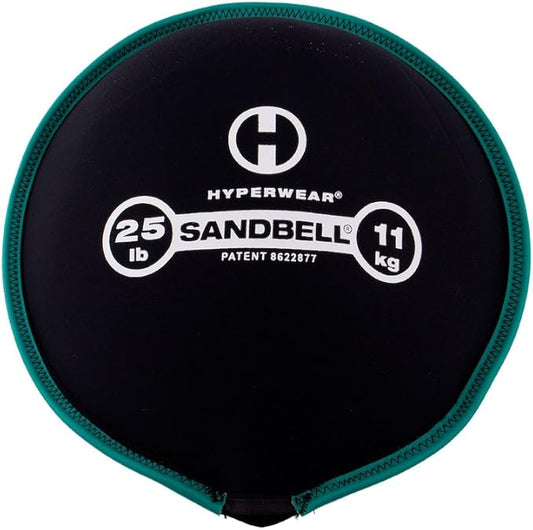 HYPERWEAR SandBell Sandbag Workout Bag Pre-Filled with Clean 2lb -50lb) -50lb)