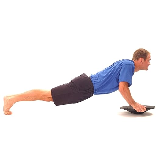 THERABAND Wobble Board Stability and Balance Trainer, Round Balance Board for Physical Therapy, Core Strengthening, Injury Rehabilitation, Agility Improvement, Coordination Exercise, & Surf Training