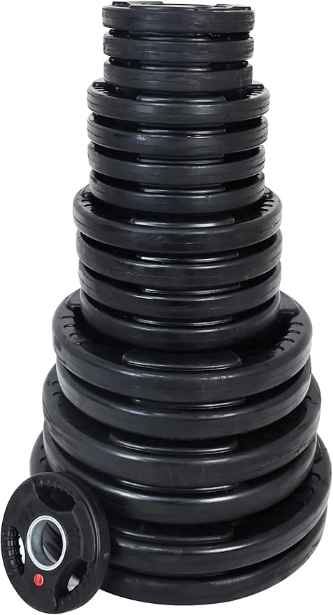 Signature Fitness Olympic Cast Iron Plate for Strength