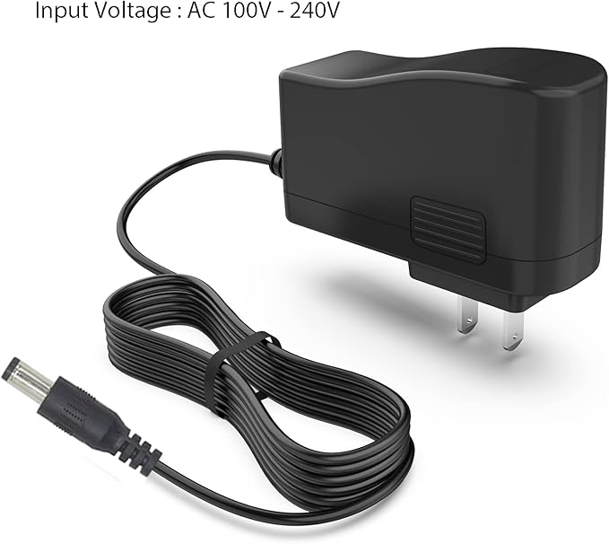 Power Cord for ProForm Elliptical Smart Strider 390 395 475 510 E, 480 490 500 600 LE, 400 700 510 EX, Cardio Cross Trainer Exercise Bike Charger Cable Cord